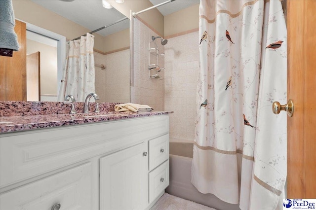 1040 Left Bank Dr, Florence, SC 29501 - full bath with vanity and shower / bath combination with curtain