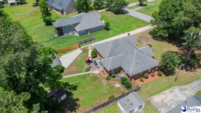 4128 W Pelican Ln, Florence, SC 29501 - aerial view of property and surrounding area