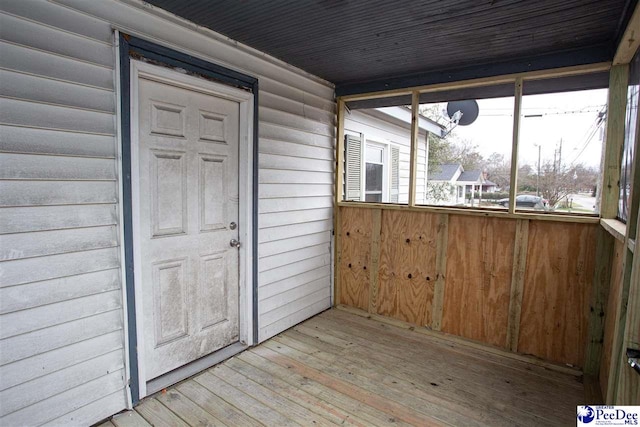133 W Washington St, Hartsville, SC 29550 - view of unfurnished sunroom