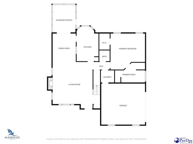 868 Moonshadow Ln, Darlington, SC 29540 - view of property floor plan
