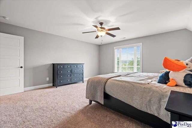3106 Wainwright Ct, Florence, SC 29501 - bedroom featuring carpet, baseboards, and ceiling fan