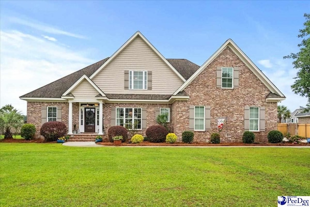 3106 Wainwright Ct, Florence, SC 29501 - view of front of property with brick siding and roof with shingles