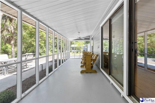 2963 Miss Annie Ct, Gresham, SC 29544 - sunroom / solarium featuring ceiling fan
