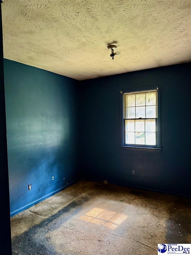 166 Pinestraw Rd, Bennettsville, SC 29512 - carpeted empty room with a textured ceiling