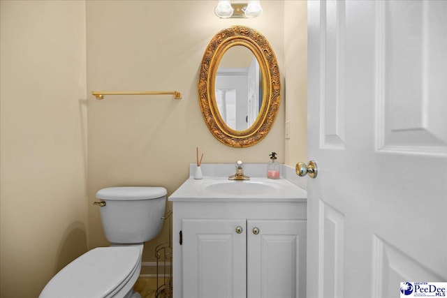 2819 Hermitage Ln, Florence, SC 29501 - half bathroom with toilet and vanity