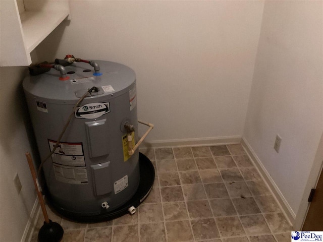 429 S Wallace Rd, Florence, SC 29506 - utility room with water heater