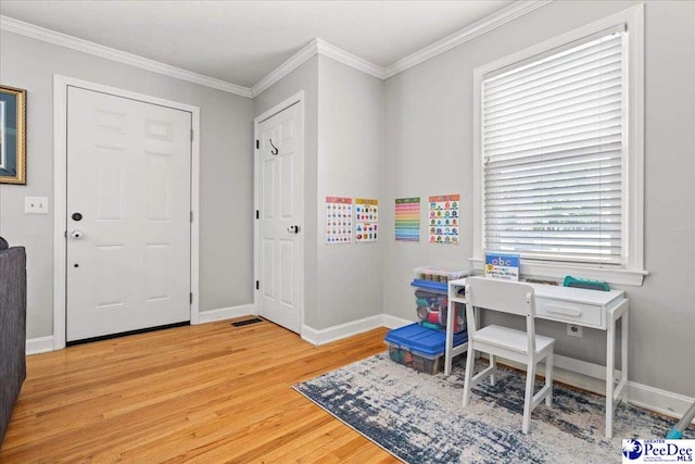 3900 Claussen Rd, Florence, SC 29505 - office space featuring wood finished floors and crown molding