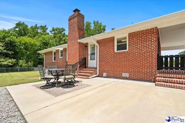 3900 Claussen Rd, Florence, SC 29505 - view of patio / terrace featuring entry steps