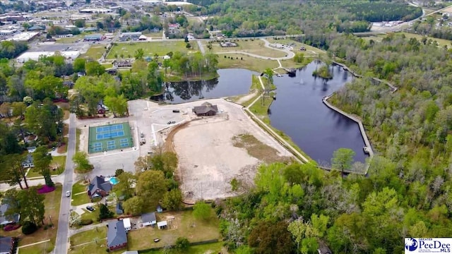 813 Williams St, Lake City, SC 29560 - bird's eye view featuring a water view