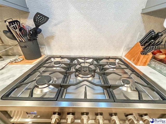 kitchen view of cooktop