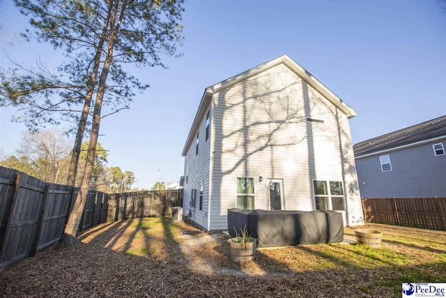 view of rear view of property