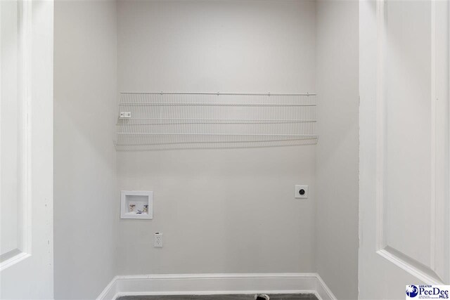 400 Millstone Rd, Florence, SC 29505 - laundry room featuring washer hookup and electric dryer hookup