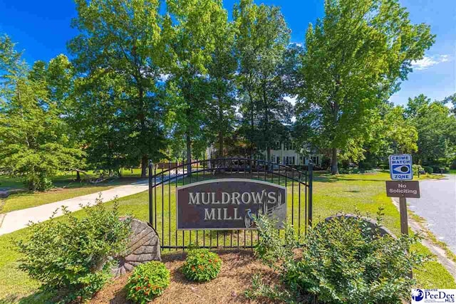 400 Millstone Rd, Florence, SC 29505 - community sign with a lawn