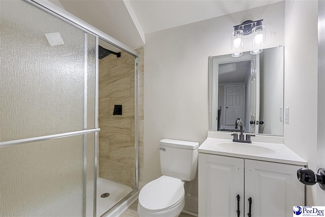 400 Millstone Rd, Florence, SC 29505 - full bath with toilet, a stall shower, and vanity