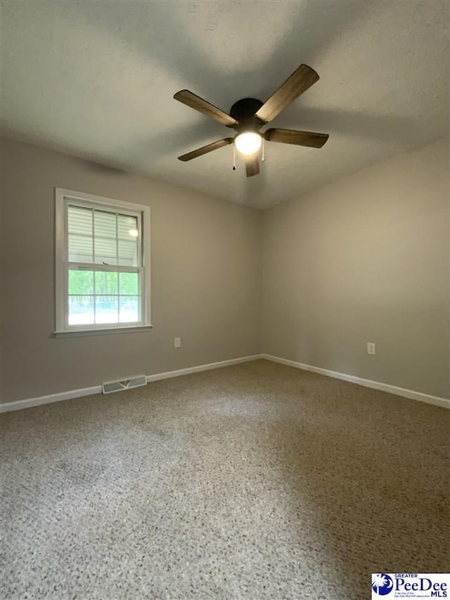 125 Forest Dr, Bennettsville, SC 29512 - unfurnished room featuring a ceiling fan and baseboards