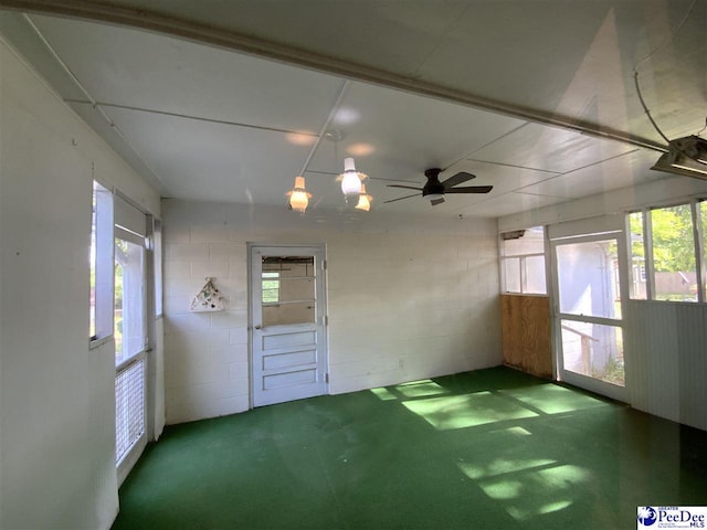 125 Forest Dr, Bennettsville, SC 29512 - view of unfurnished sunroom