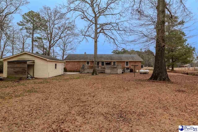 view of rear view of house