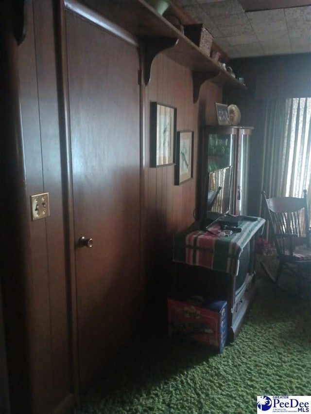1815 Hampton Dr, Florence, SC 29505 - recreation room with wood walls