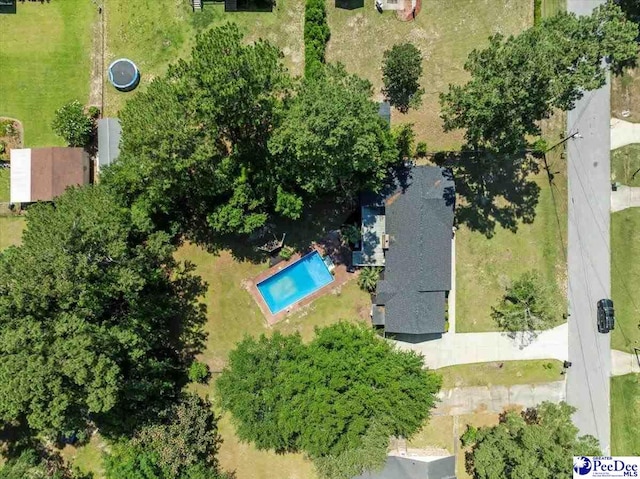 1526 Hunter St, Florence, SC 29505 - bird's eye view of a pool area