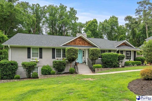 965 Scriven Dr, Flornce, SC 29501 - single story home featuring a front lawn and a shingled roof
