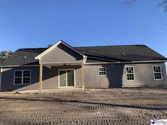 view of rear view of property