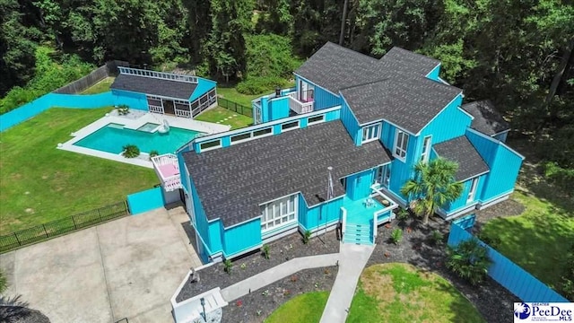 drone / aerial view