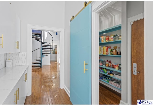 view of pantry