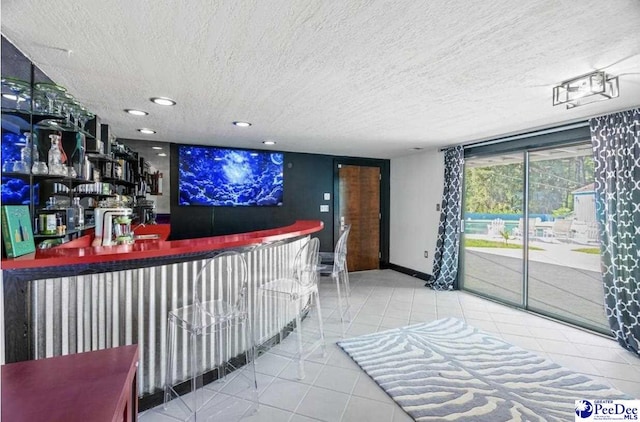 reception area with bar area