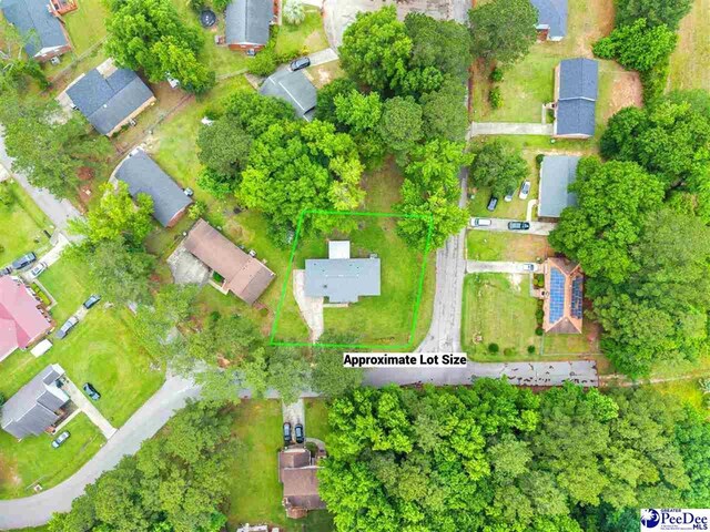 1341 Marshall Ave, Florence, SC 29501 - aerial view