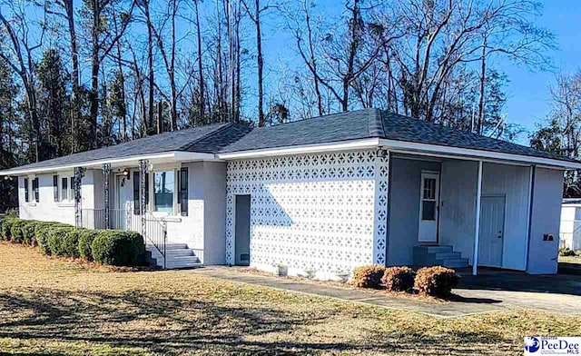 view of side of property