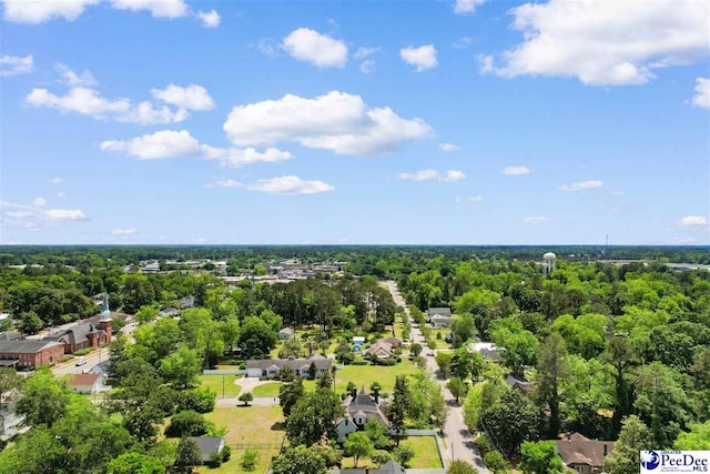 118 Ford Ave, Mullins, SC 29574 - aerial perspective of suburban area featuring a forest