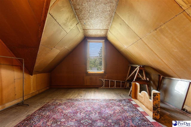 118 Ford Ave, Mullins, SC 29574 - additional living space with wood-type flooring and lofted ceiling