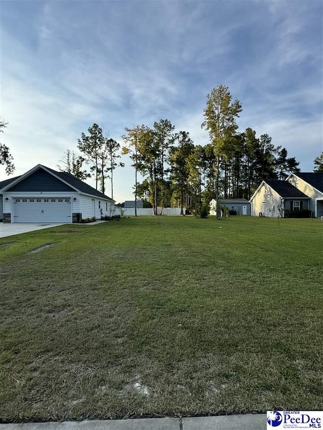 view of yard