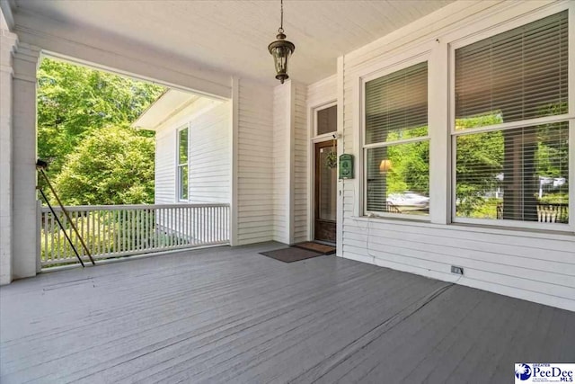 302 Cashua St, Darlington, SC 29532 - view of wooden deck