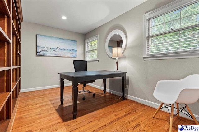 439 Whitman Ave, Florence, SC 29501 - office space featuring light wood finished floors and recessed lighting
