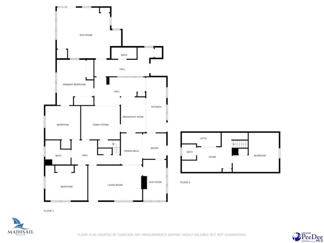 707 Chase St, Florence, SC 29501 - view of floor plan / room layout
