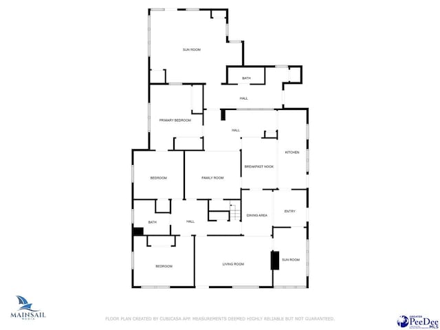 707 Chase St, Florence, SC 29501 - view of floor plan / room layout