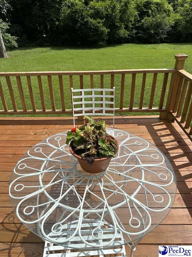 101 W Baptist St, Marion, SC 29571 - deck with a lawn