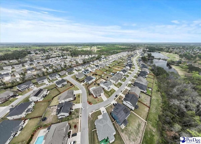 207 Compass Trl, Blythewood, SC 29016 - drone / aerial view with a water view and a residential view