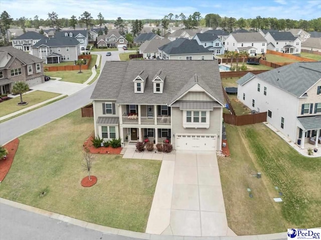 207 Compass Trl, Blythewood, SC 29016 - bird's eye view featuring a residential view