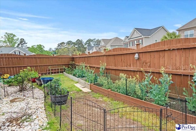 207 Compass Trl, Blythewood, SC 29016 - view of yard with a vegetable garden and fence private yard