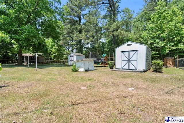 821 W Shirley Rd, Pamplico, SC 29583 - view of yard featuring view of wooded area