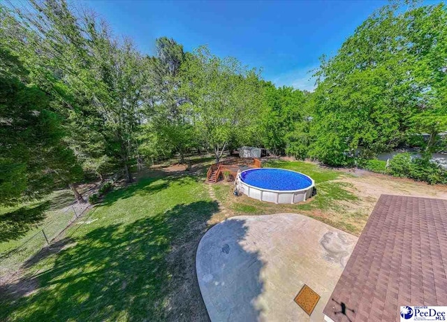 3309 W Forest Lake Dr, Florence, SC 29501 - view of yard featuring a patio area