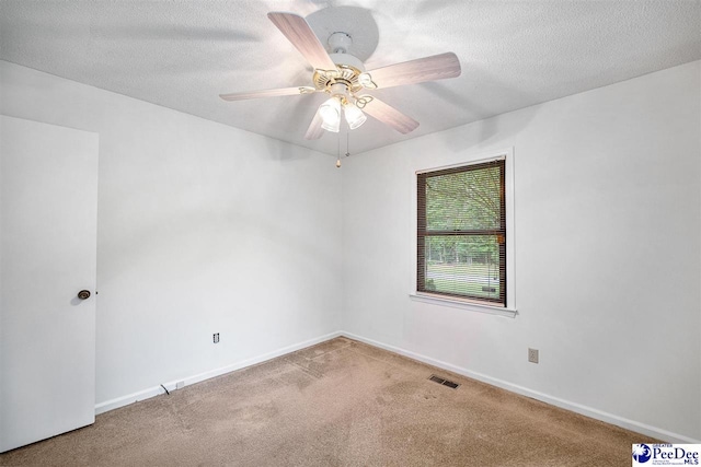 2 Bayswater Rd, Quinby, SC 29506 - carpeted empty room featuring ceiling fan and a textured ceiling