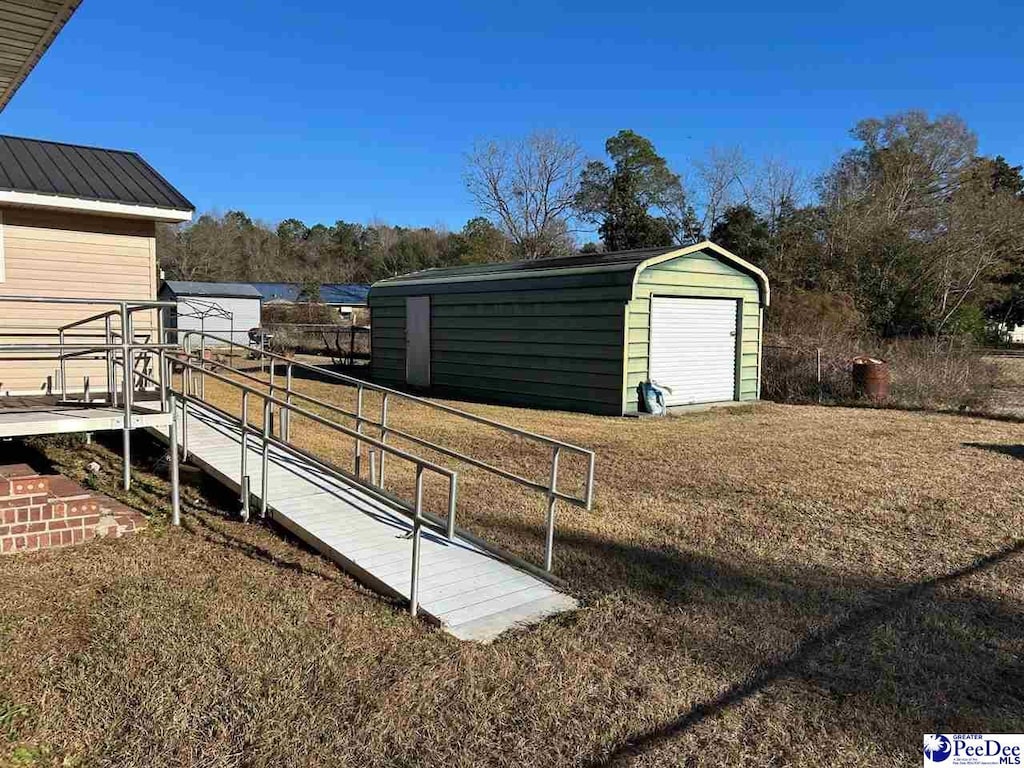 view of stable