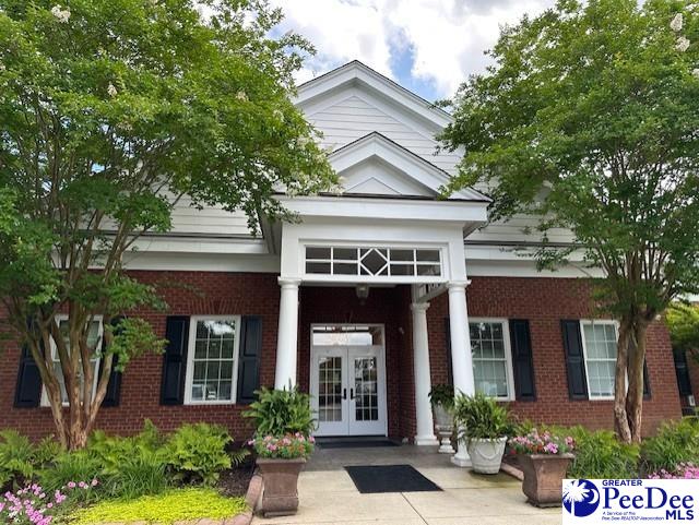 1328 Salem Rd, Hartsville, SC 29550 - doorway to property with french doors and brick siding