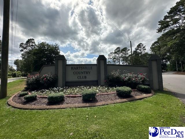 1328 Salem Rd, Hartsville, SC 29550 - community sign with a lawn