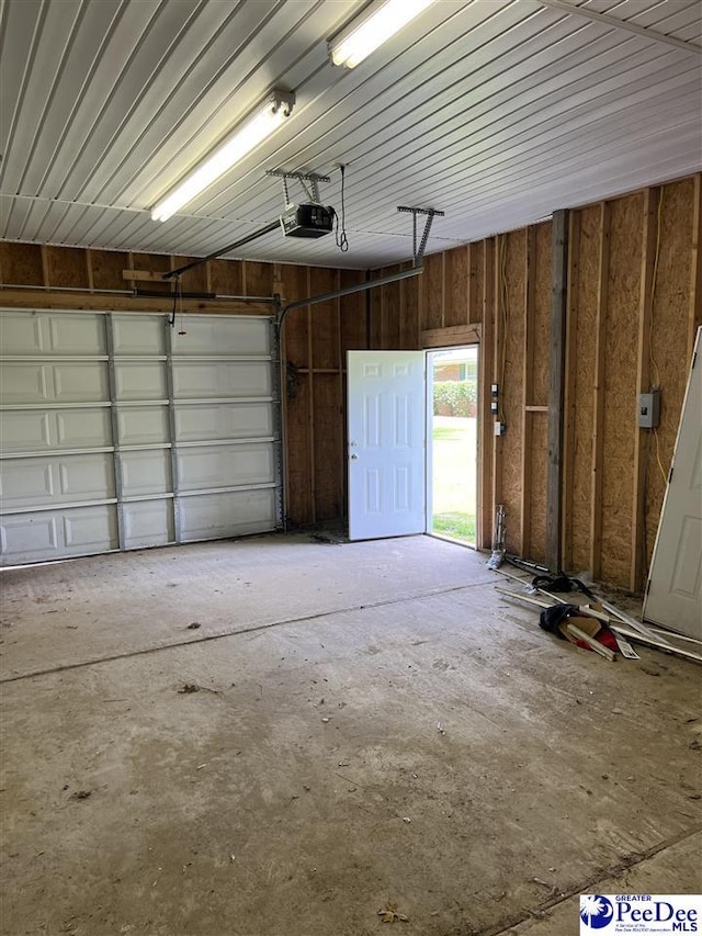 1840 New Zion Rd, Lake City, SC 29560 - garage with a garage door opener