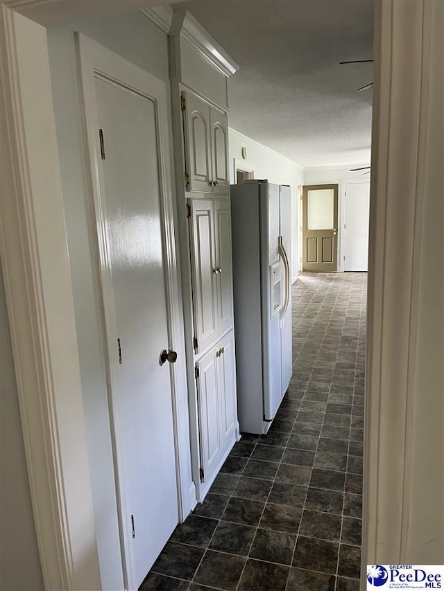 1840 New Zion Rd, Lake City, SC 29560 - hall featuring a textured ceiling