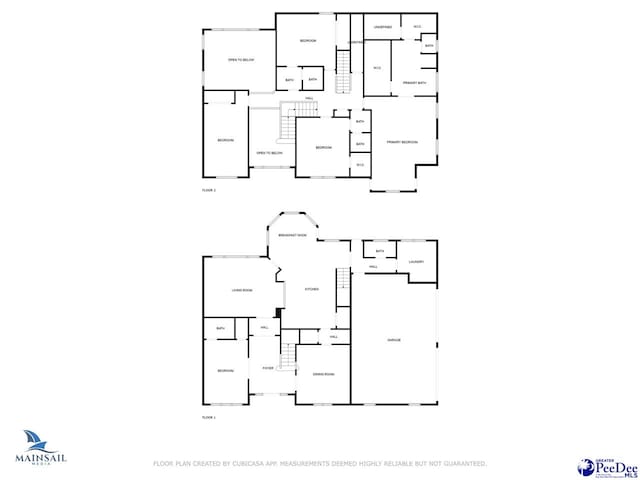 3326 Tennyson Dr, Florence, SC 29501 - view of floor plan / room layout